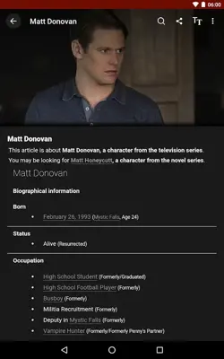 The Vampire Diaries android App screenshot 0